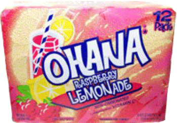 Faygo Ohana raspberry lemonade flavored beverage, 12-fl. oz. cans Full-Size Picture